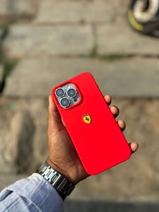 Red Ferrari Silicon case for iphone F0
