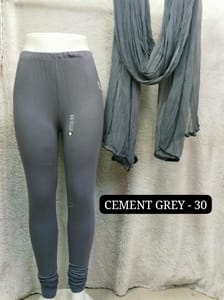 Full length leggings - CEMENT GREY - 30