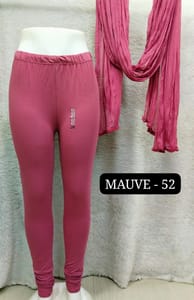 Full length leggings - MAUVE - 52