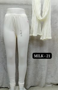 Full length leggings - MILK - 21