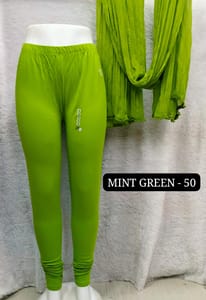 Full length leggings - MINT GREEN - 50