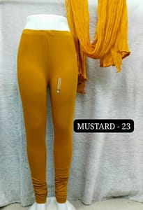 Full length leggings - MUSTARD - 23