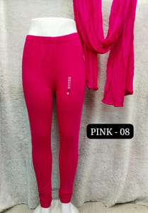 Full length leggings - PINK - 08