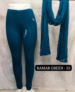 Full length leggings - RAMAR GREEN - 55
