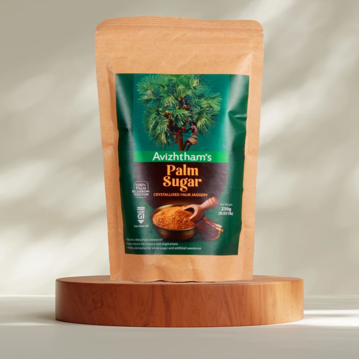 Crystal plam sugar - Crystallised palm jaggery