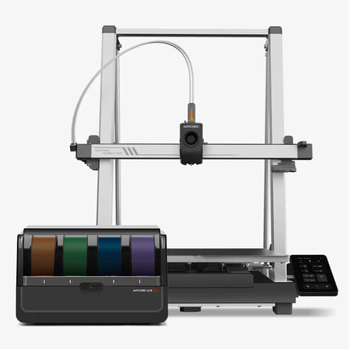 Anycubic Kobra 3 Max Combo – High-Speed, Ultra-Large FDM 3D Printing System with Integrated Multi-Color and Filament Drying Capabilities