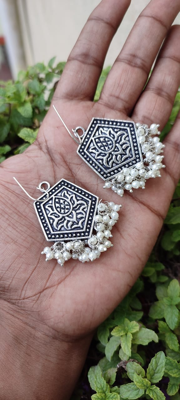 Oxidised Earrings