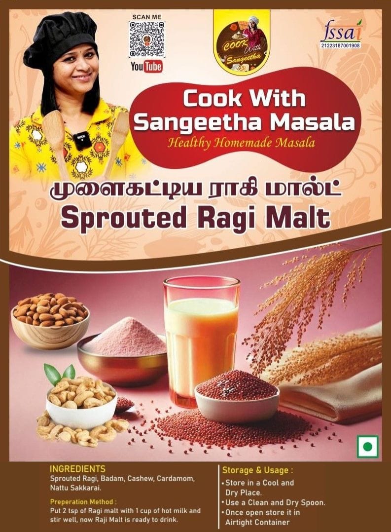 Sprouted Ragi Malt